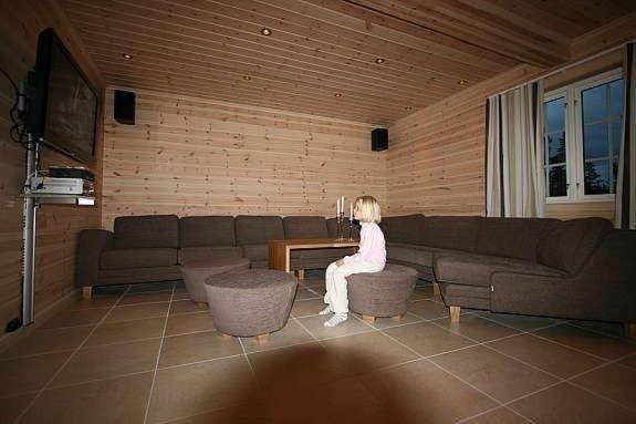 Flott Utleiehytte Pa Gautefall Treungen Bagian luar foto