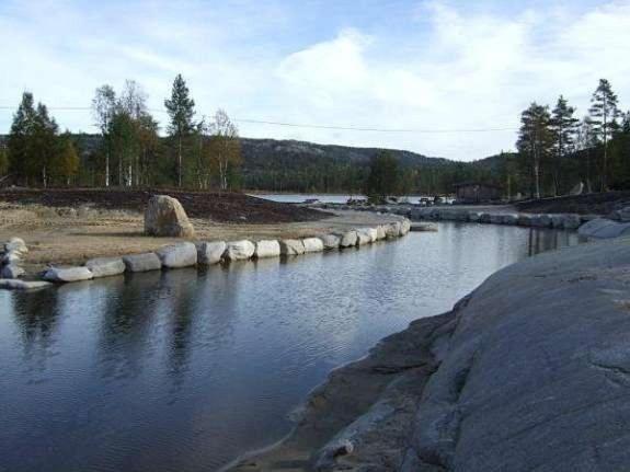 Flott Utleiehytte Pa Gautefall Treungen Bagian luar foto